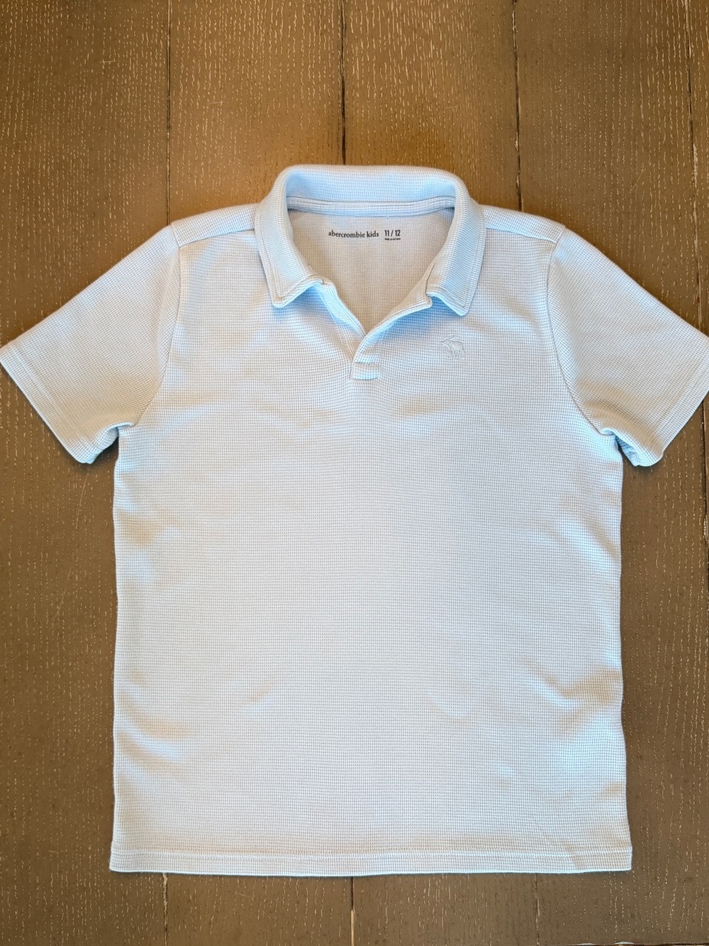 Abercrombie Kids Boys’ Blue Johnny Collar Sweater Polo • Size 11/12